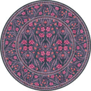 Royal Garden Pink Floral Rug