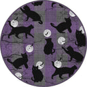 Moonlit Cats Halloween Rug