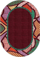 Origin Burgundy Kilim Rug