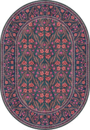 Royal Garden Red Floral Rug