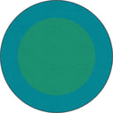 Halo Green Modern Rug