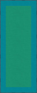 Halo Green Modern Rug