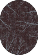 Night Sky Dome Plum Modern Rug