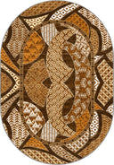 Heritage Flow Brown Kilim Rug