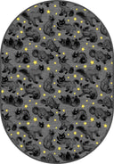 Jiji Gray Halloween Rug