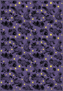 Jiji Purple Halloween Rug