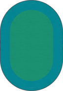 Halo Green Modern Rug