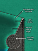 Halo Green Modern Rug