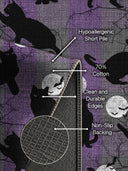 Moonlit Cats Halloween Rug