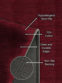 Origin Burgundy Kilim Rug